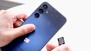 How To Insert/Remove SIM Card/Micro SD Card On Samsung Galaxy A15!