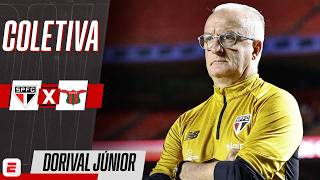 COLETIVA AO VIVO: DORIVAL JR. FALA AO VIVO APÓS SÃO PAULO 2 X 0 BOSTON RIVER NA SUL-AMERICANA | ESPN