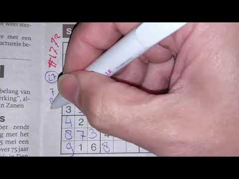 No Additional today! (#1772) Only one Medium Sudoku puzzle. 10-19-2020