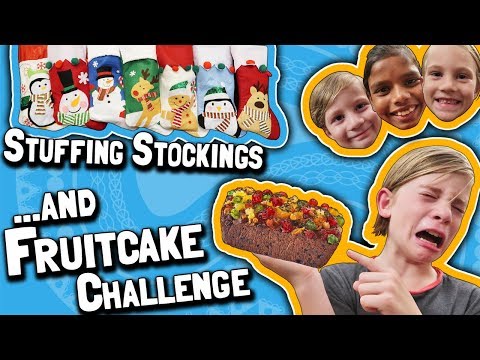 Advent Calendar 2018: Stuffing Christmas Stockings for the Nursing Home + Kids Fruitcake Challenge