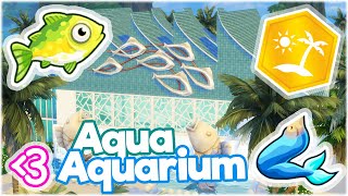 🐟🐠 AQUA AQUARIUM! 🧜‍♀️🧜‍♂️  (Let's Build in the Sims 4)