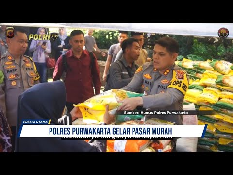 POLRES PURWAKARTA GELAR PASAR MURAH