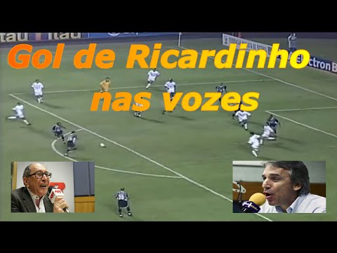 José Silverio e Oscar Ulisses Corinthians 2 x 1 Santos 2001 gol de Ricardinho