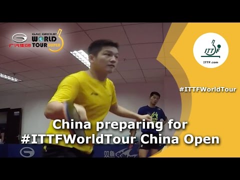 China Preparing for the ITTF World Tour China Open