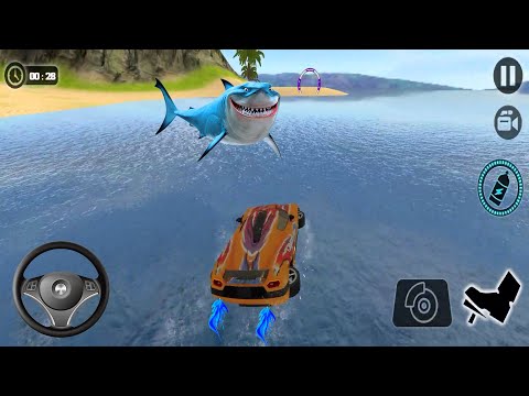 Floating Water Car Driving - Floating Beach Drive Simulator - Android GamePlay #30