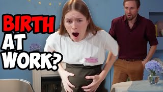 I gave birth at work so that I wouldn't get fired...