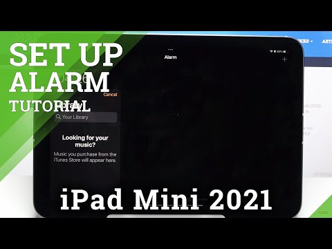 How to Set Up Alarm Clock on iPad mini (2021) - Add & Customize Alerts