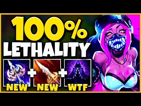 *NEW ITEMS* INFINITE STACKING LETHALITY REWORK (100+ LETHALITY) - League of Legends
