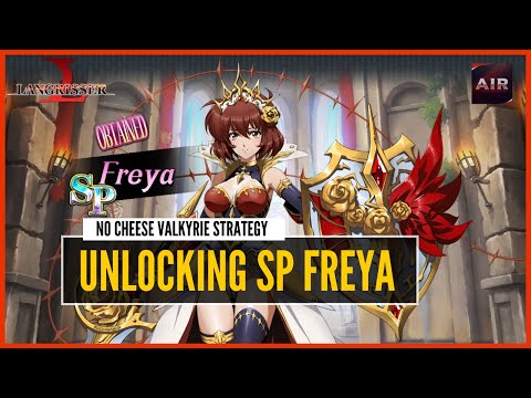 Langrisser M - Unlocking SP Freya | Lvl 60 Freya Valkyrie Clear With No Cheese Guide [Time Stamp]