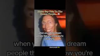 Download lagu Never Say This To The Dream People ☠️ #creepy mp3