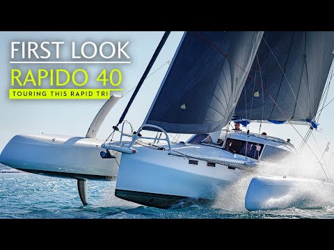 C-foils on a fast cruising carbon trimaran? This looks rapid! | Rapido 40 tour | Yachting World