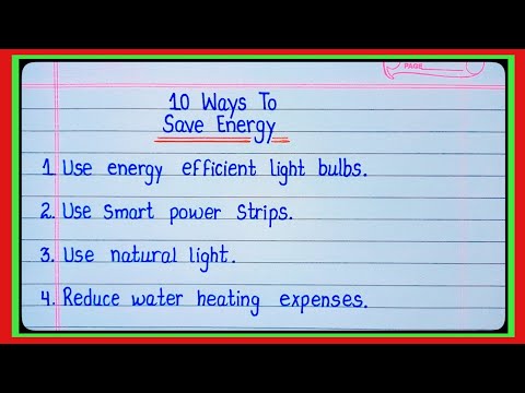 10 ways to save energy/10 ways to energy conservation/how to save energy/energy conservation ideas l