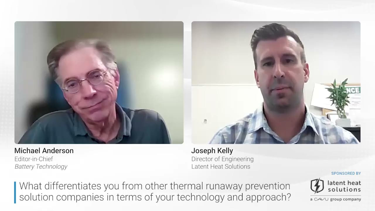 Impact of Passive Thermal Control on Battery Safety (:30)
