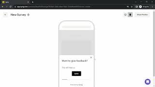 Creating a survey on Sprig
