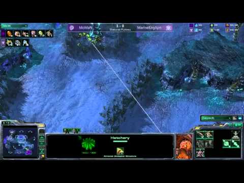 MoMaN(Z) v MarineKngXpn(T) - G2 - Shakuras Plateau - US.Go4SC2 April Finals