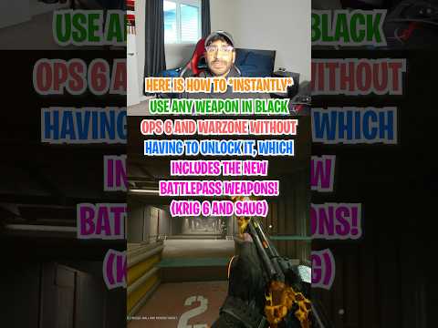 How to *INSTANTLY* unlock any weapon for Warzone and Black Ops 6 including the saug and krig 6🫡‼️