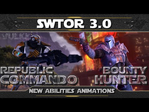 SWTOR - New Ability Animations for TROOPER & BOUNTY HUNTER in Patch 3.0