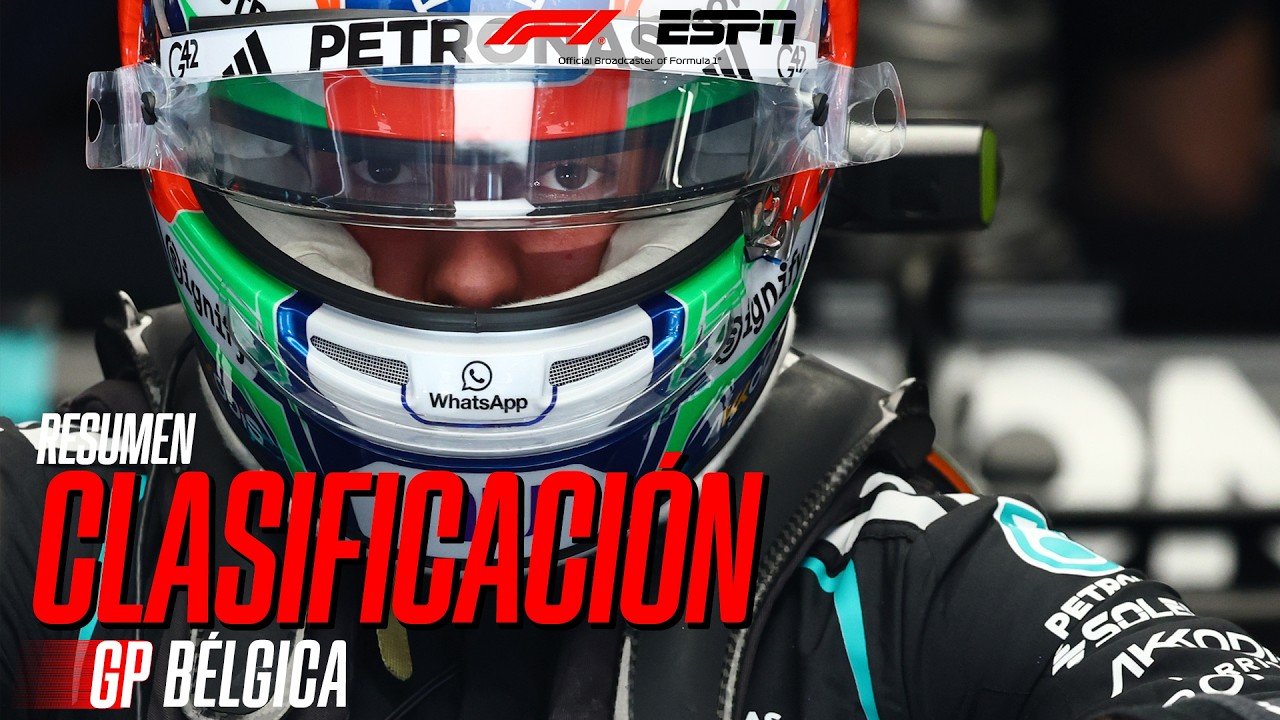 ¡¡KIMI NO PARA!! POLE DE ANTONELLI EN BÉLGICA, SEGUIDO POR MAX VERSTAPPEN | COLAPINTO 11° | RESUMEN