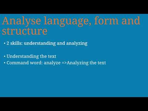 Paper 1, Question 2: Text Analysis (information from the exam task) - AS Level English Language 9093