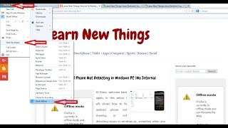 How to Open/Browse Websites Offline (No Net Connection)