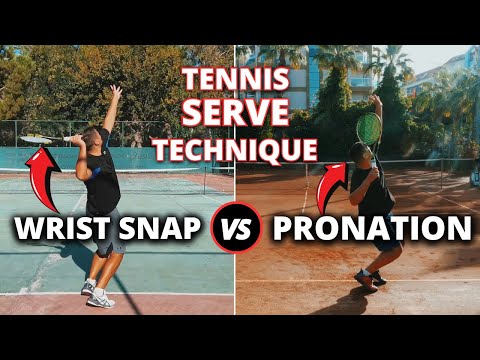 Snap The Wrist vs Pronation 🎾 Tennis Serve Technique Explained