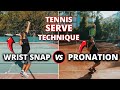 Perfecting Your Serve Technique - Snap The Wrist vs Pronation