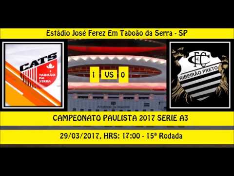 CAMPEONATO PAULISTA 2017 SERIE A3 TABOÃO DA SERRA 1 x 0 COMERCIAL