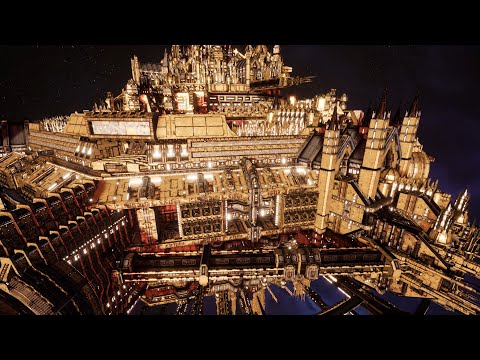 Skalgrim Mod - Phalanx - Imperial Fists vs Tyranids - Battlefleet Gothic Armada 2