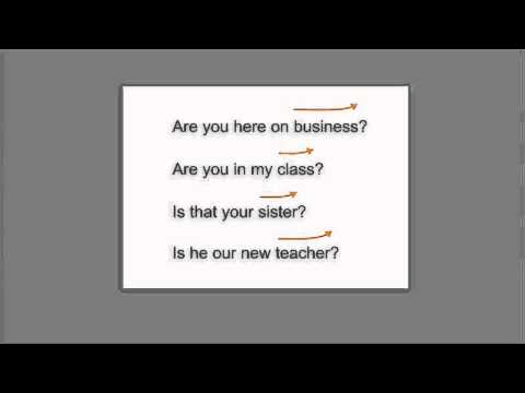 Top Notch 3E Level 1 Pronunciation Coach Video - Intonation of Questions
