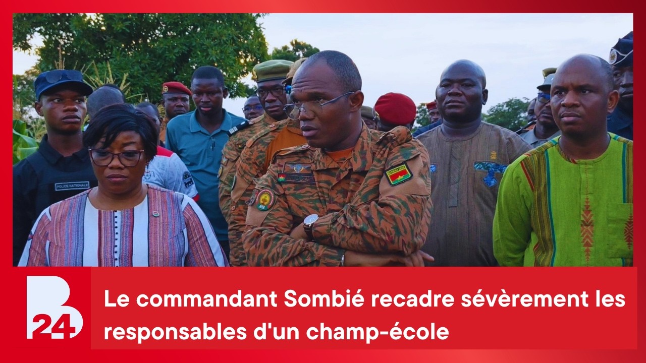 Pô : « Ce n’est pas un champ-école ça », le commandant Sombié recadre sévèrement les responsables