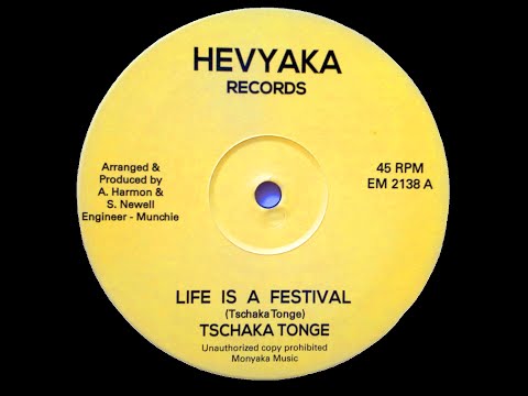 Tschaka Tonge - Life Is A Festival - 12 inch - 198X