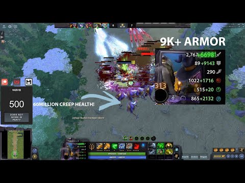 Endless Defense Adventure Dota 2 | Timbersaw SUPER TANK | 500 Wave