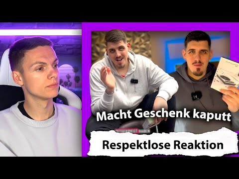 The most disrespectful reaction to his Secret Santa gift