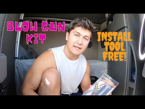 Tool Free Air Seat Blow Gun Kit Installation