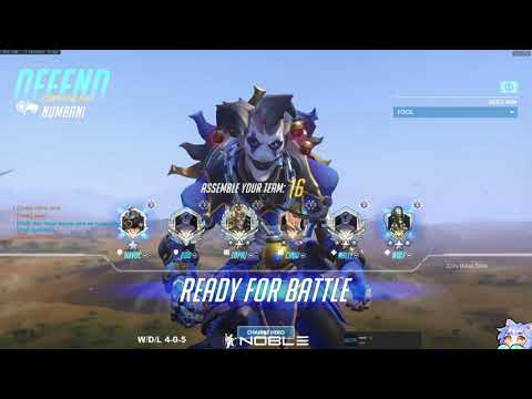 Intense Numbani Match! - Stream Highlight - AquamarineOW