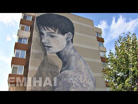 Bacau: ZIDART - Street Art Festival | Jacqueline de Montaigne (Portugalia) - „Utopia” & "Visatorul"