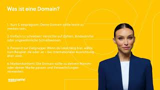 Was ist eine Domain?