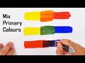 Mixing Primary Colours To Make Secondary Colours And Complementary Colors