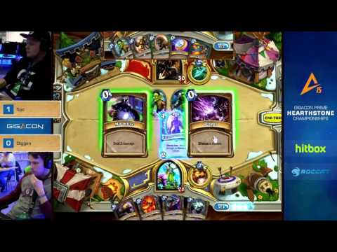 Diggen vs Spo - Quarter - GIGACON Prime 2015 - Hearthstone