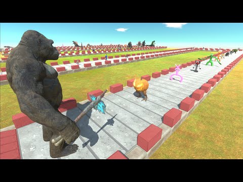 KING KONG COCONUT OASIS DEATH RUN - Animal Revolt Battle Simulator