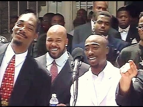 (UNSEEN) Tupac and Death Row At Brotherhood Crusade Rally, August 15, 1996!