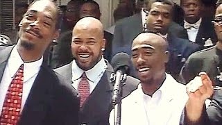 (UNSEEN) Tupac and Death Row At Brotherhood Crusade Rally, August 15, 1996!