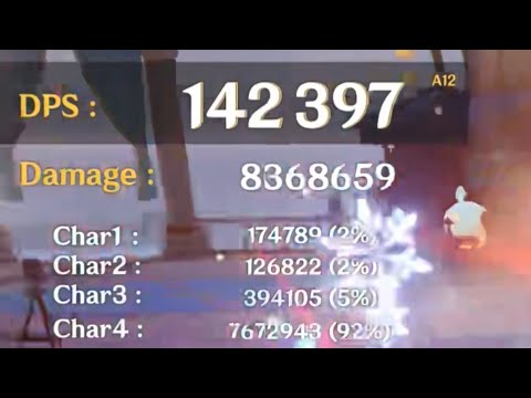 140k DPS with Four Stars Only