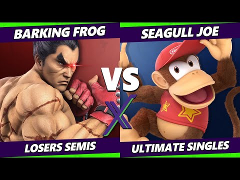 S@X 481 Losers Semis - Seagull Joe (Simon, Palutena, Diddy Kong) Vs. Barking_Frog (Steve, Kazuya)