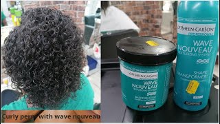 How to : Curly Perm  Retouch  with Wave Nouveau.