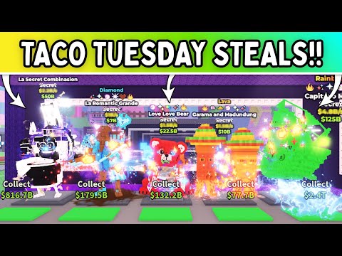 I STOLE THE CRAZIEST BRAINROTS FROM TACO TUESDAY ADMIN ABUSE!! *INSANE!!!* Steal a Brainrot ROBLOX!