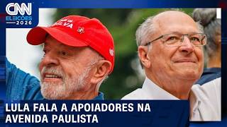 Vídeo: Lula e Alckmin falam a apoiadores na Avenida Paulista; veja íntegra | CNN ELEIÇÕES