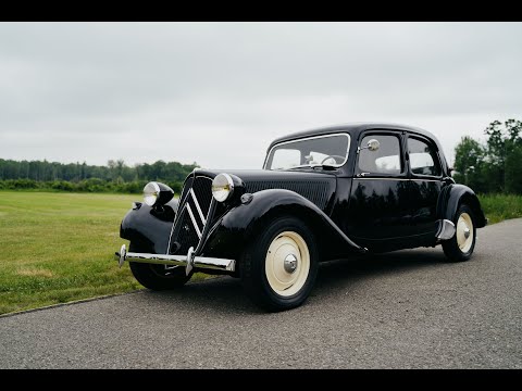 1954 Citroen Traction Avant Driving Video