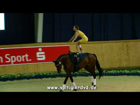 Stefanie Hägele - Damen 42 - DJM Voltigieren Aachen 2017