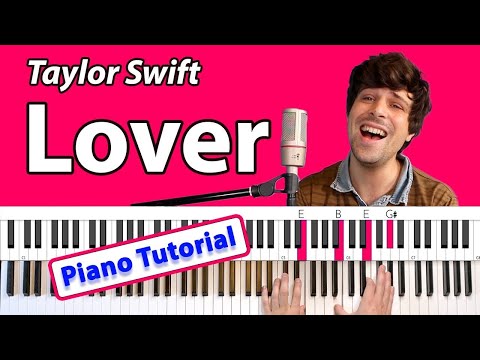 Come suonare "Lover" di Taylor Swift [Tutorial per pianoforte + schema degli accordi]